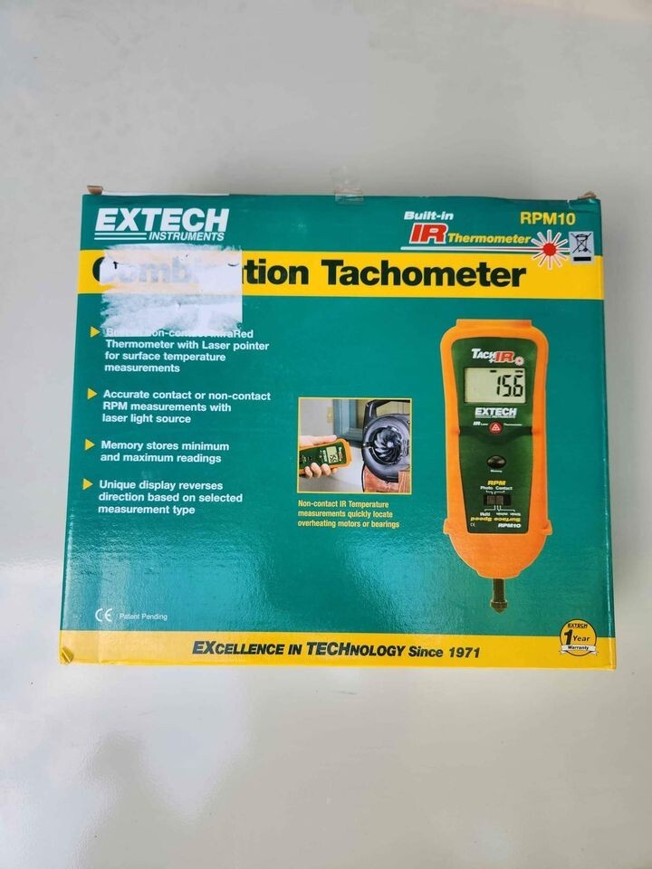 Extech instruments combination tachometer