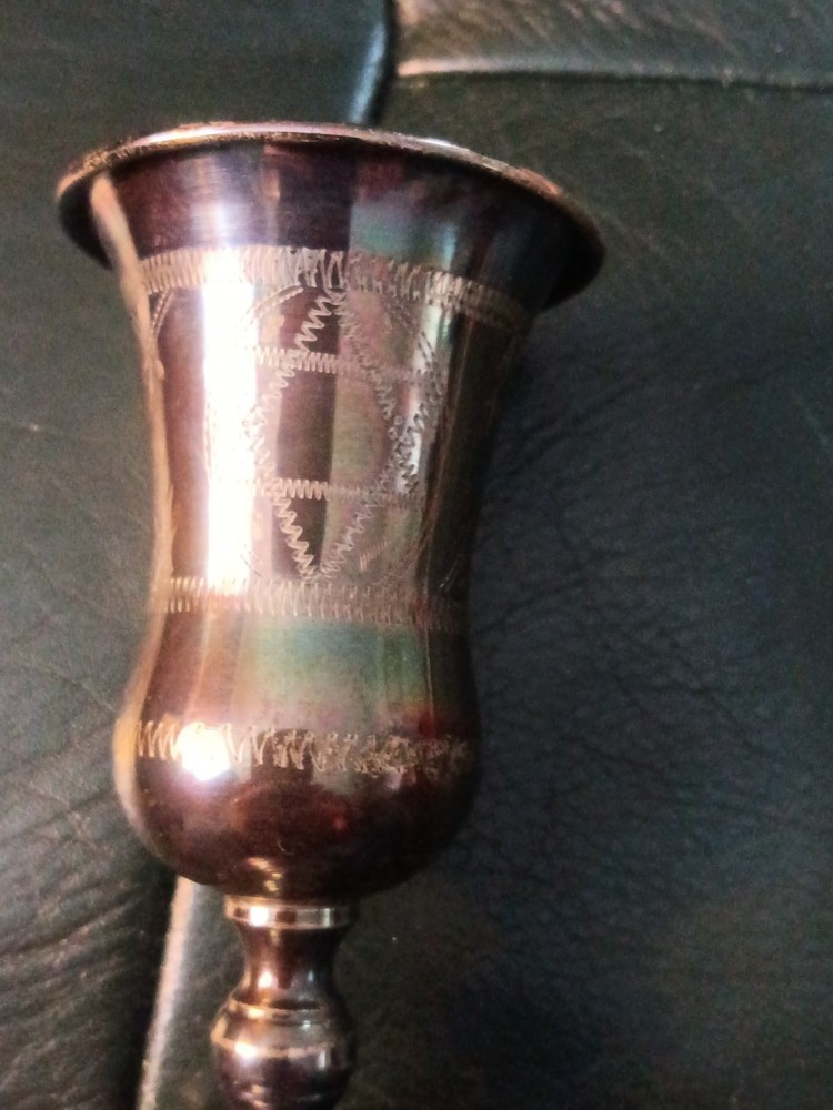 Vintage Sterling Silver Kiddush Cup