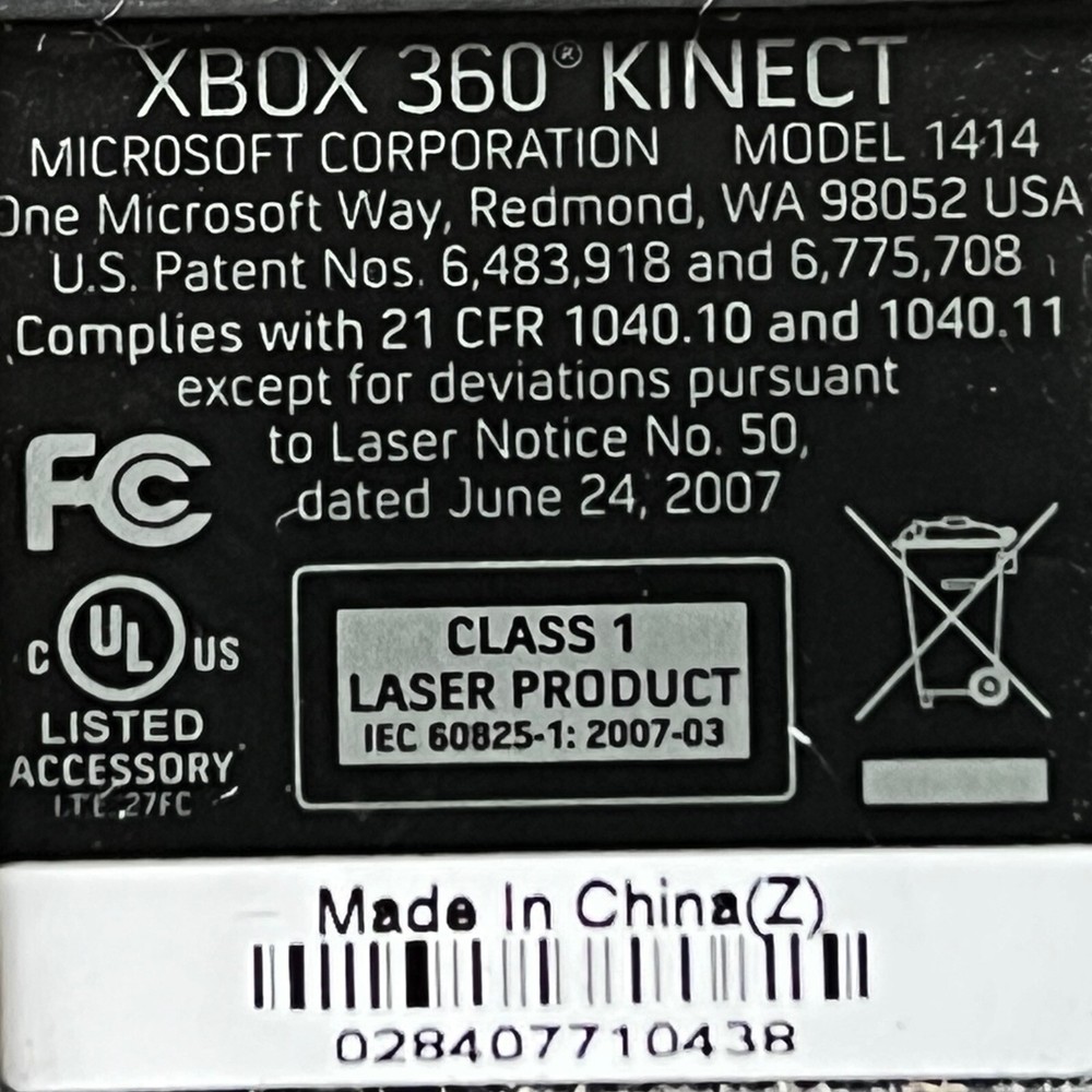 Microsoft XBOX 360 Kinect Sensor Original OEM
