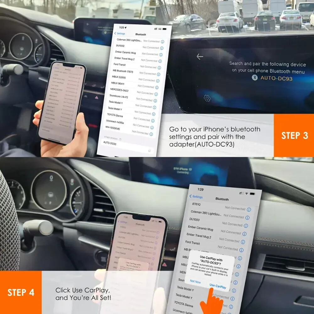 Rexing BBY- CPW-1 Wireless CarPlay Adapter for iPhone