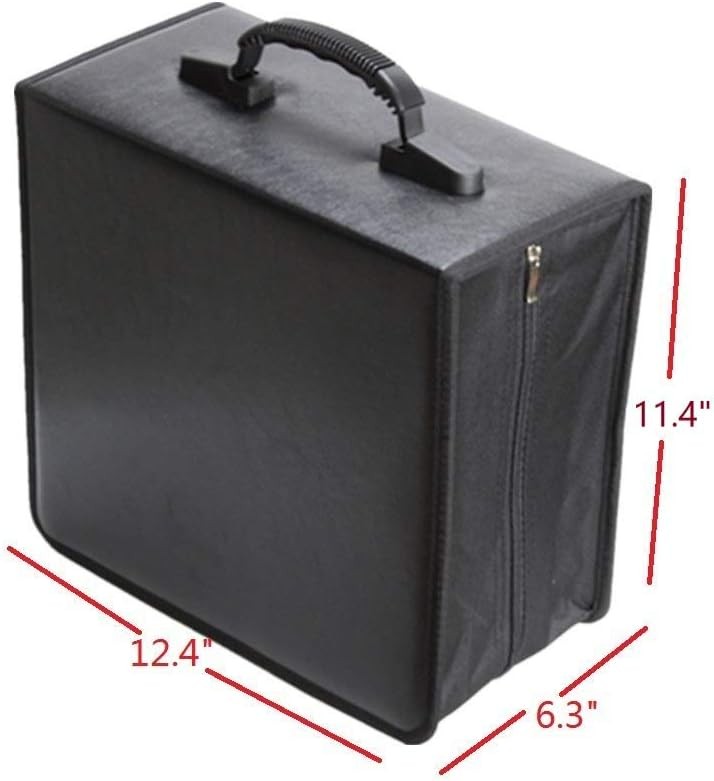Disc CD DVD Bluray Storage Holder Solution 1 Set Case, Black