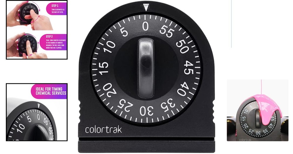 Efficient 60-Minute Timer - Versatile Solution for Tanning, Cooking, and More