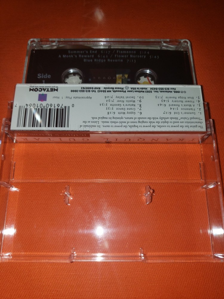 ✅ Tranquil Guitar Cassette tape