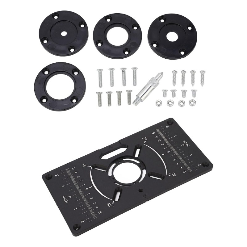 Professional Aluminum Router Table Insert Plate for Craftsmanships Projects