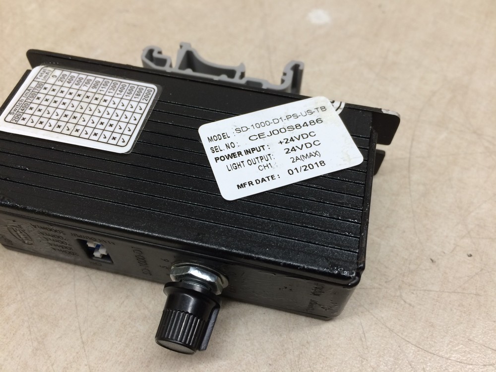 TMS Lite SD-1000-D1-PS-US-TB 24VDC Light Controller DIN Mount