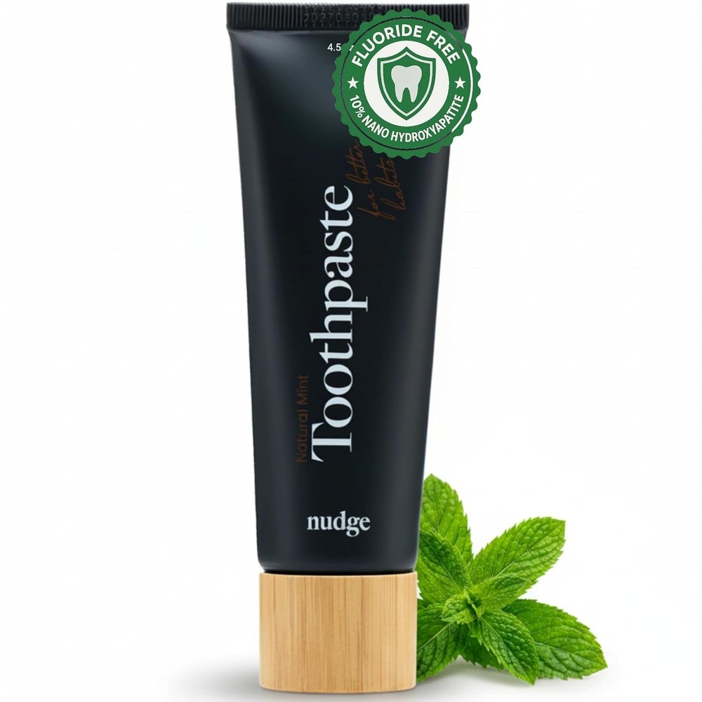 Nudge 10% Nano Hydroxyapatite Toothpaste Vitamin E, 4 oz Select Flavor