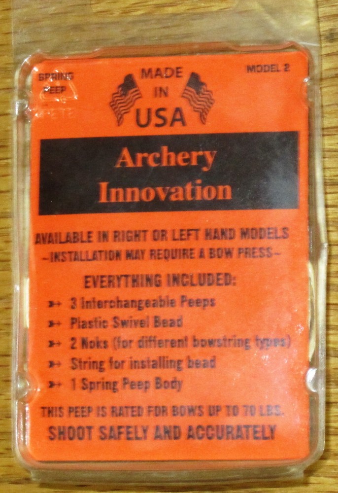 Archery innovation Spring Peep Bow Sight