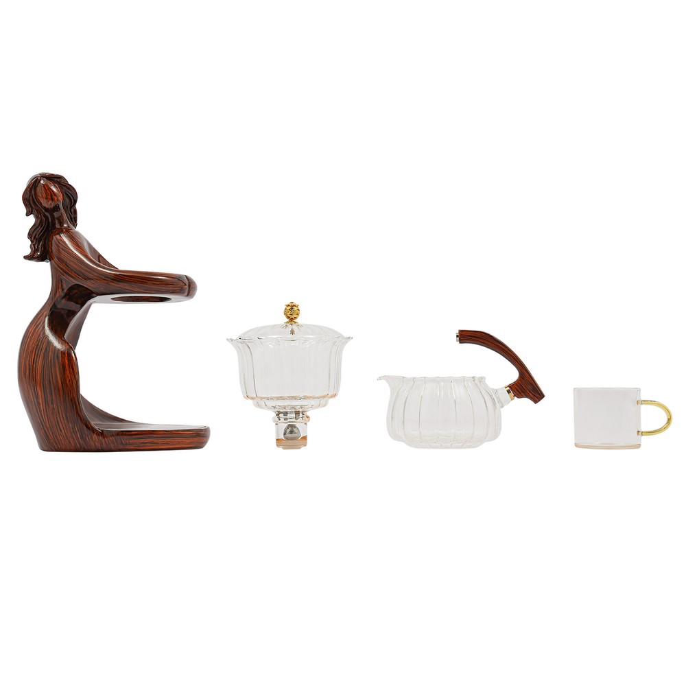 Teapot Set Semi Automatic Tea Set Tea Set with 6 Small Cups Coffee Set Teapots