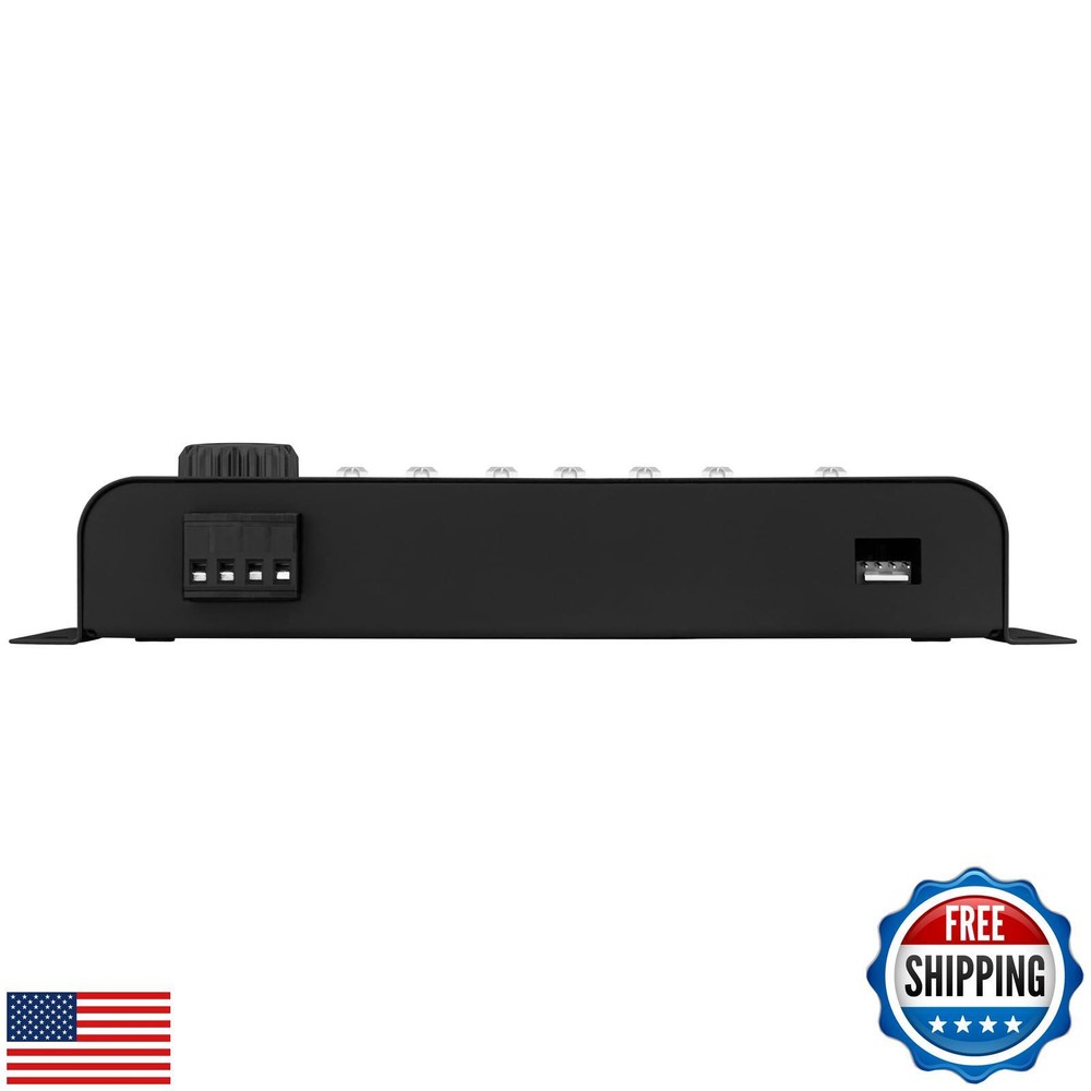 Taramps Pro 2.8S Black - 8-Way Audio Processor Equalizer