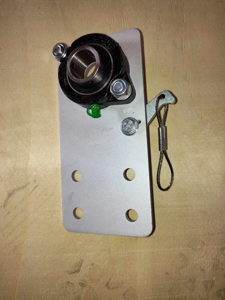 Manual Dump Trailer Tarp Roller Replacement Driver Mounting Bracket (Aluminum)
