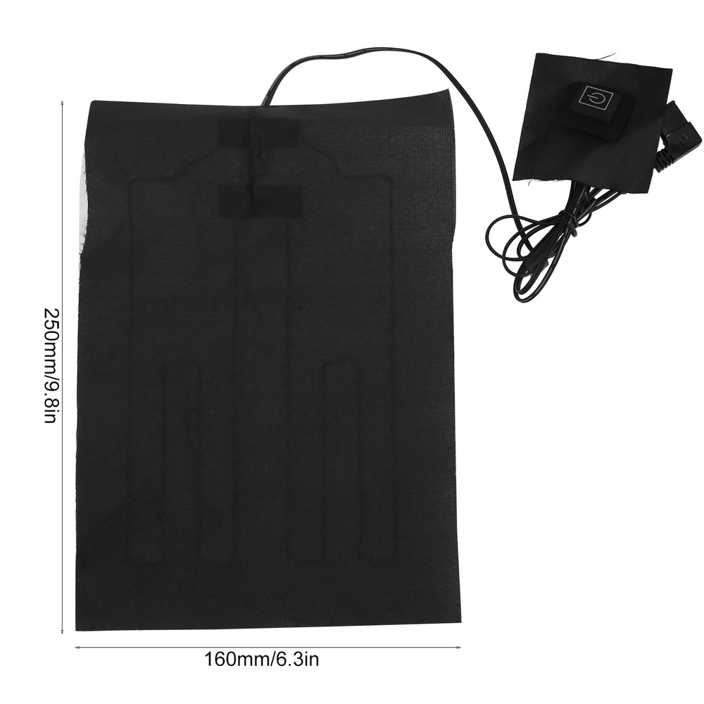 Temperature Adjustable Electric Heating Sheet USB Heating Pad For Clothes Vest