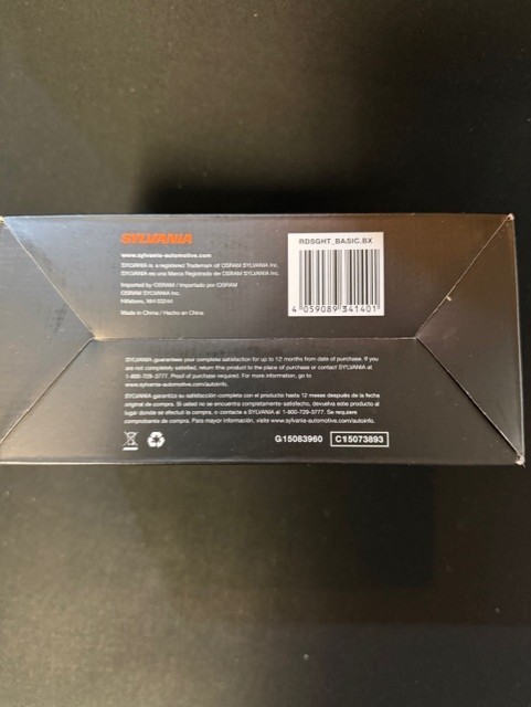 SYLVANIA Roadsight Basic Camera HD 720p (A3)