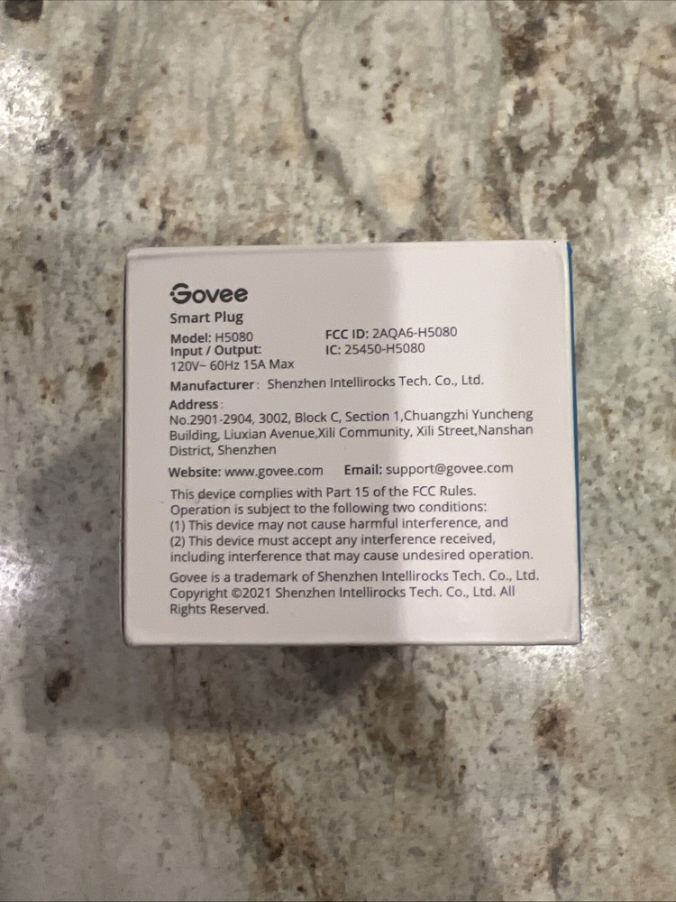 Govee Smart Plug Pro 2 Pack Model H5080