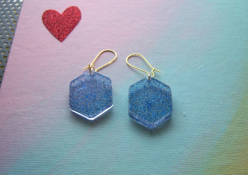 Handmade Post/ Studs Earrings by Granny #3