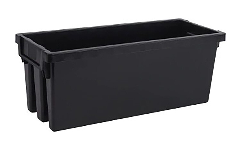6 Storage Bins, Heavy-Duty Industrial Grade Plastic Stackable Storage Containers