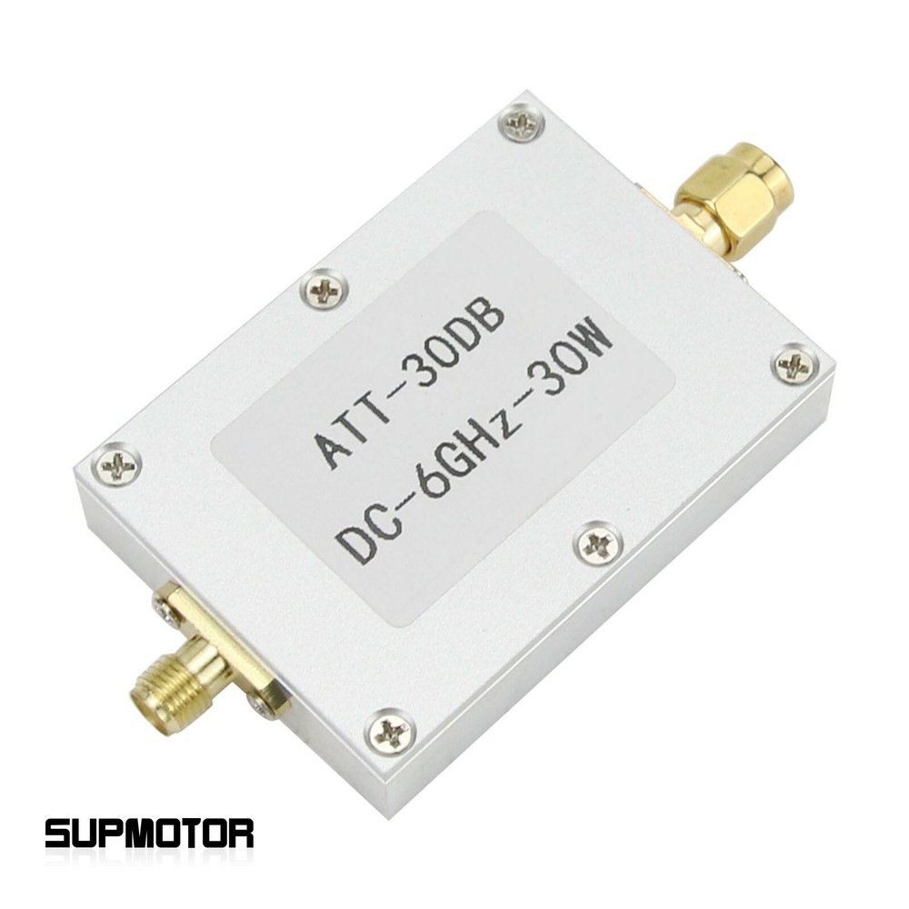 DC-6GHz RF Attenuator fixed Attenuator Female + SMA for Power Meter Analyzer