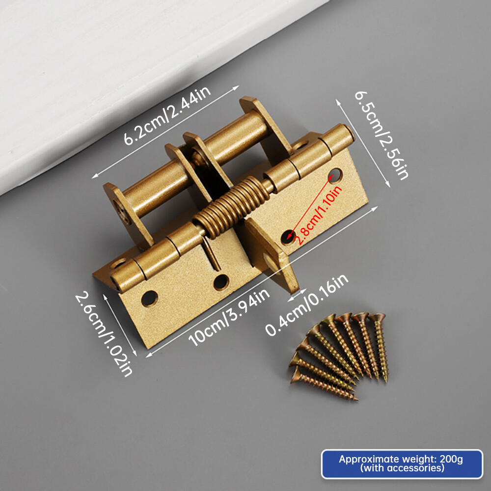 Self-Closing Door Hinge Spring Positioning Hinge Door Closer Automatic Closing
