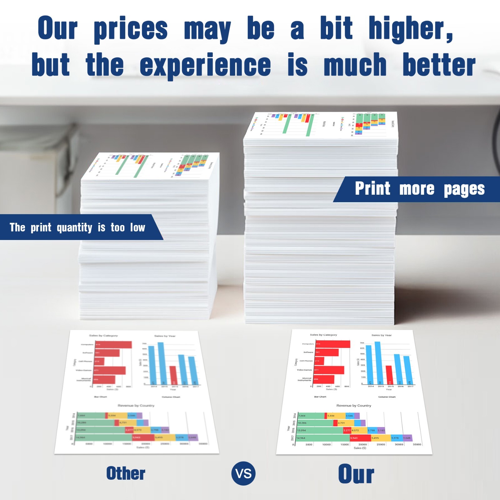 Compatible 212XL Ink Cartridges for Epson WF-2850 WF-2830 Printers (4-Pack)