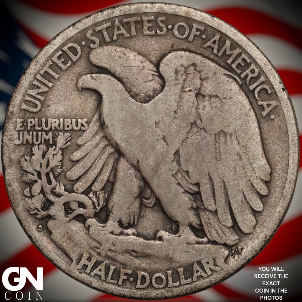 1919 S Walking Liberty Half Dollar B1761