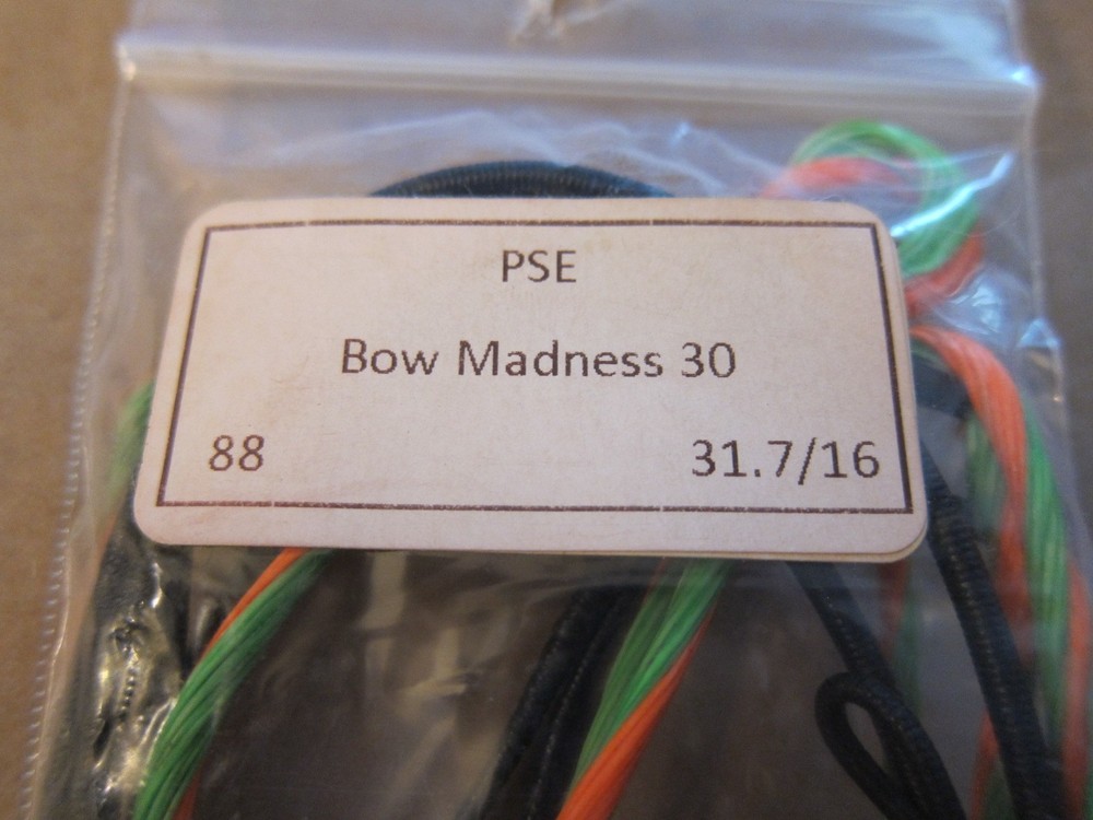 New PSE Bow Madness 30 First String Set 88 & 31 7/16 Bowstring Archery