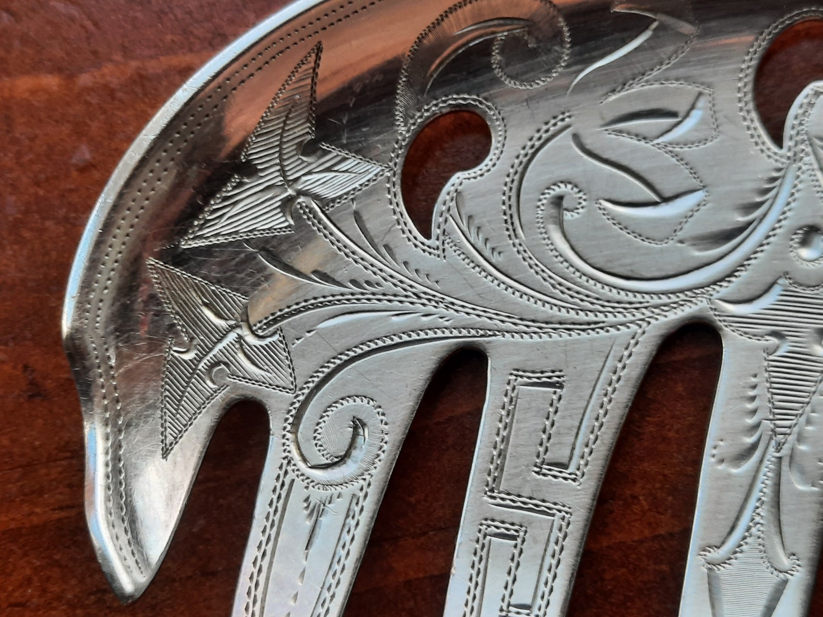 Coin Silver James Bingham Seal Top Macaroni Server, No Mono