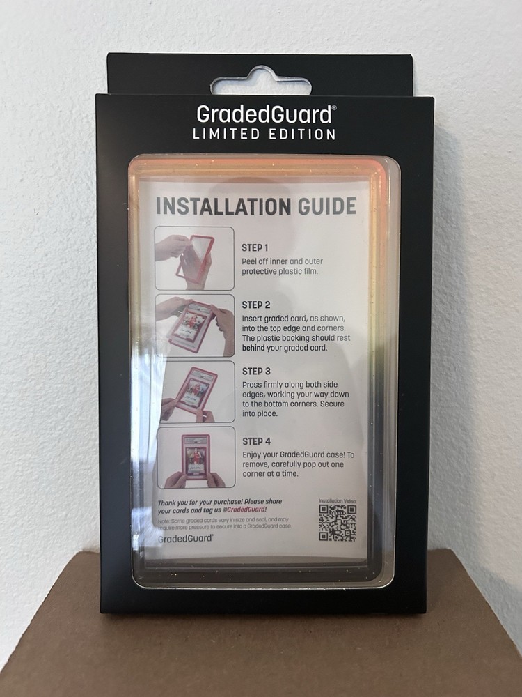 GradedGuard PSA Graded Card Case Guard Protector EMBER Limited Edition