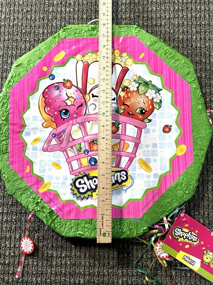 SHOPKINS PINATA Pullstring New See Notes