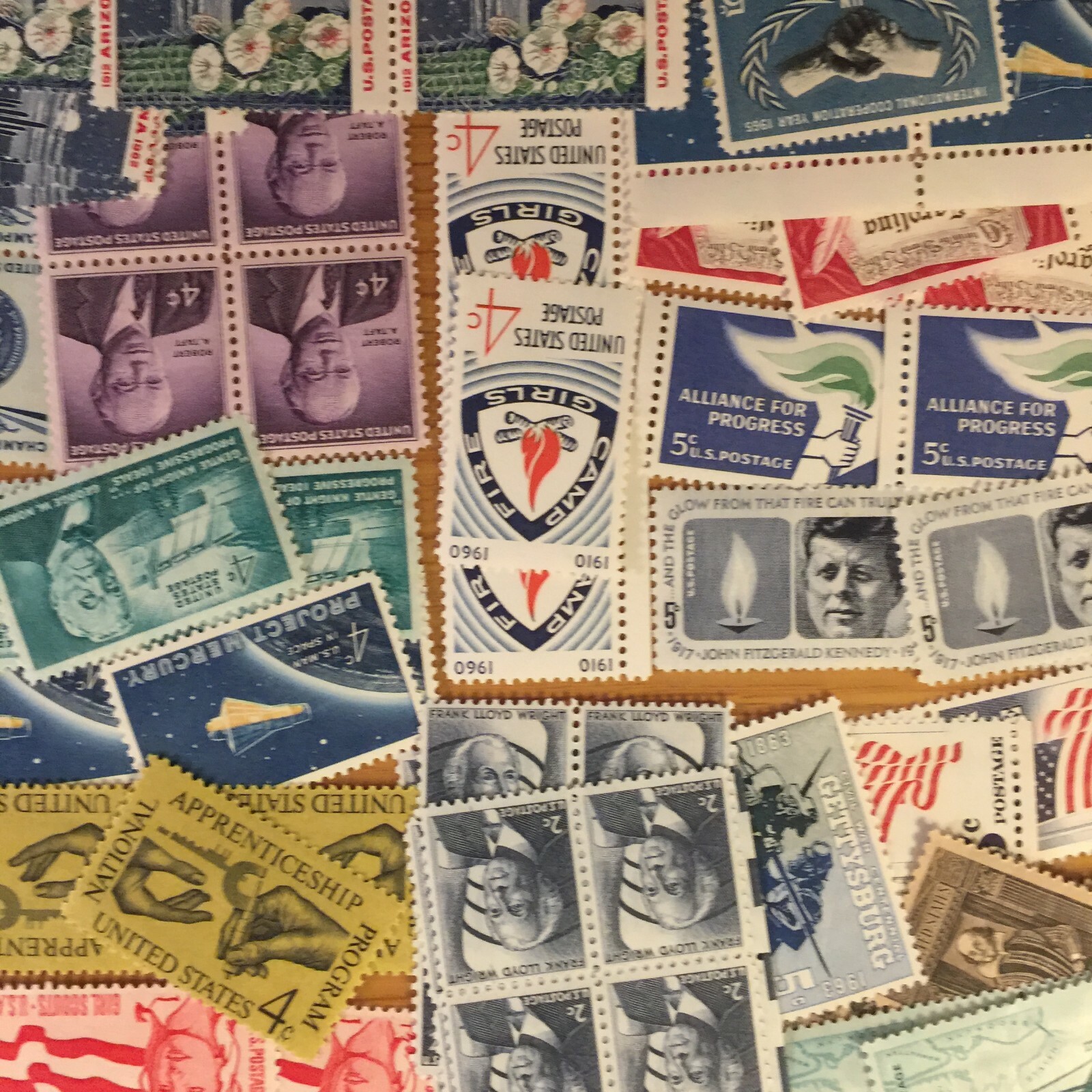 USA,VINTAGE,MID-CENTURY,MINT,UNUSED,LOT OF 40+ ALL DIFFERENT STAMPS, COLLECTION