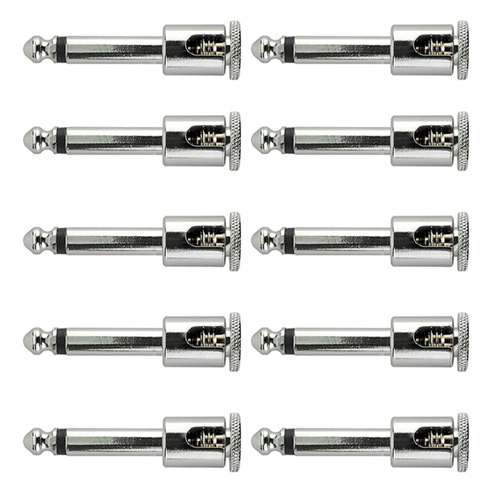 10 Pack | George L's .155 Right Angle Solderless Cable Plugs
