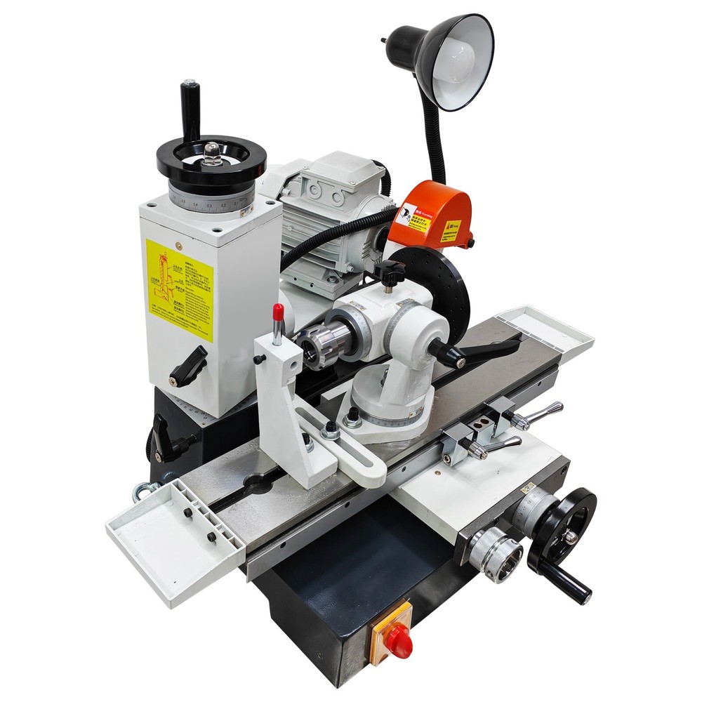 220V Universal Tool Grinding Machine Cutter Sharpener Morse 4 # Taper Shanks
