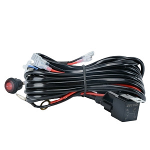 Fit Can-am Defender HD8/HD9/HD10 Roof 52"+8" LED Light Bar Wire+3" Cube Pods Kit