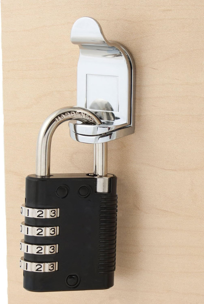 SX-575 4-Dial Combination Disc Padlock, High Security Combination Lock, Indoor,