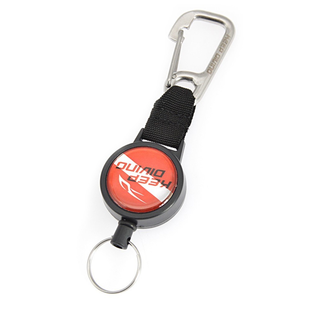 Key Chain Strap Adjustable Diving Gear Hook Diving Telescopic Miss Rope