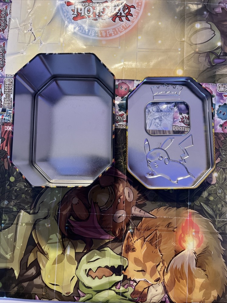 Empty Pokemon TCG Collectible Tins Pikachu