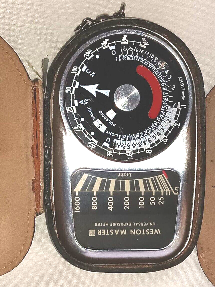Weston Master III Exposure Meter in Leather Case Model 737