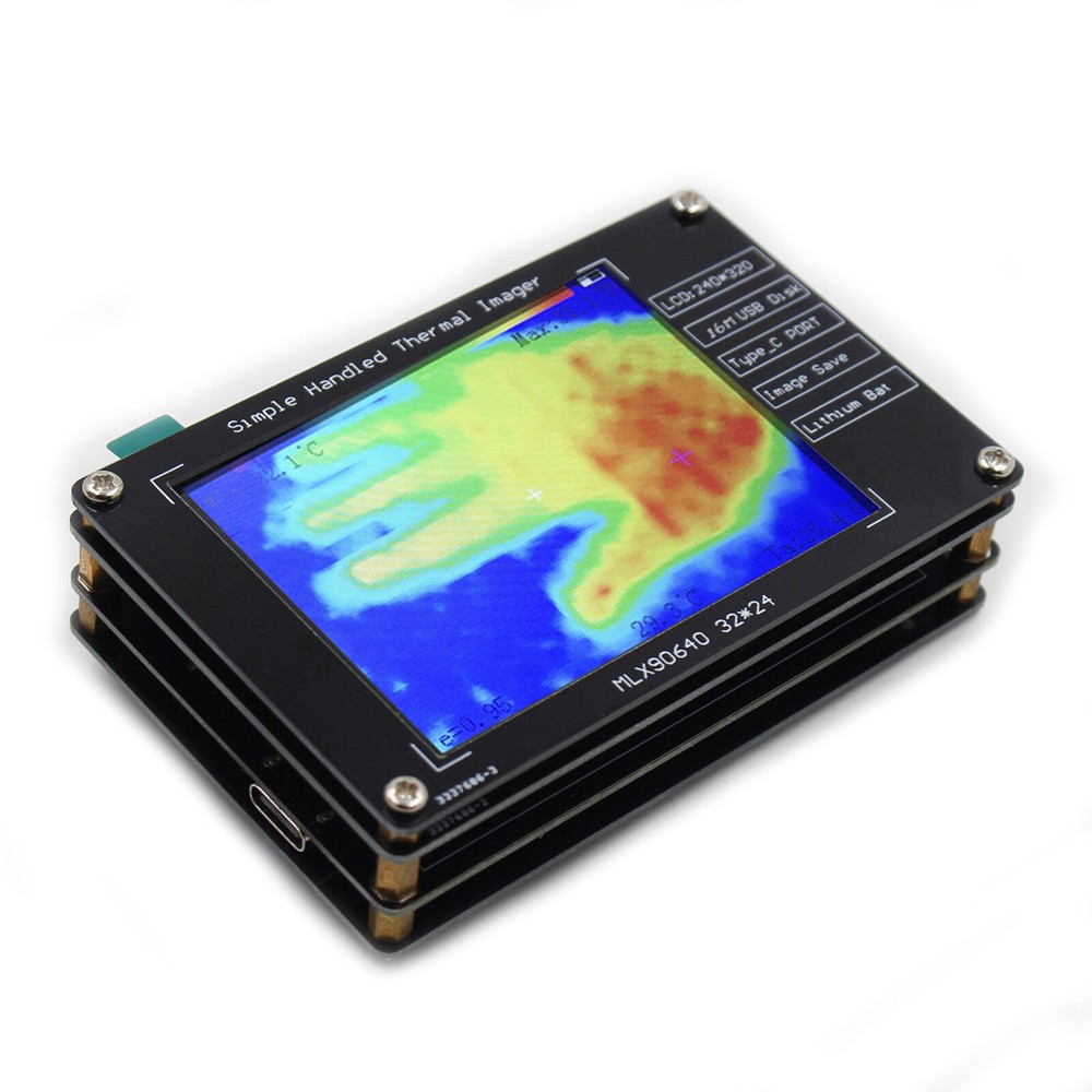 MLX90640 2.8" Thermal Imager Thermal Imaging Camera For Electronics Repairs UE