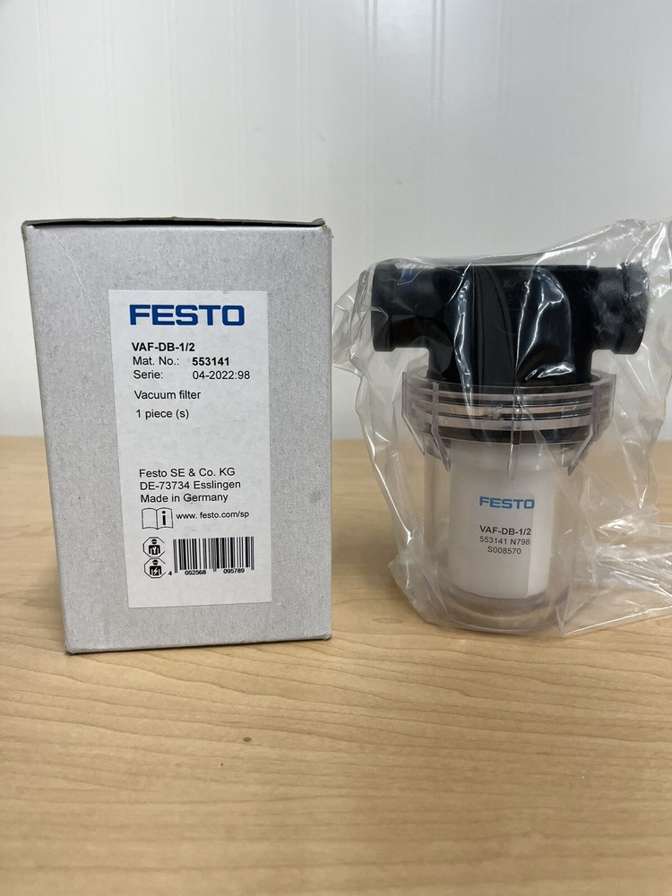 NEW! Festo VAF-DB-1/2 Vacuum Filter 553141