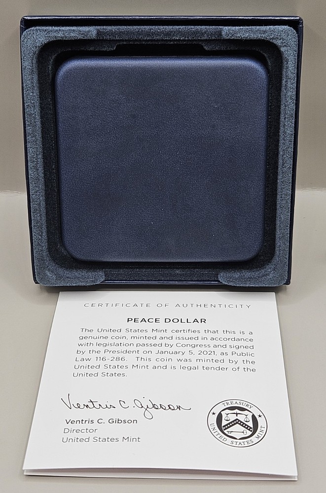 2024 Peace Silver Dollar - OGP Box & COA (24XH)