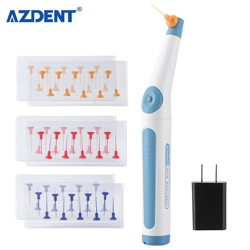 AZDENT Dental Endo Ultrasonic Sonic Activator Root Canal Irrigator with Tips USA