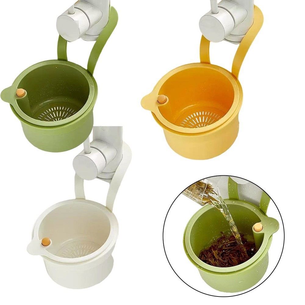Multi Function Sink Strainer and Storage Basket for Kitchen Essentials