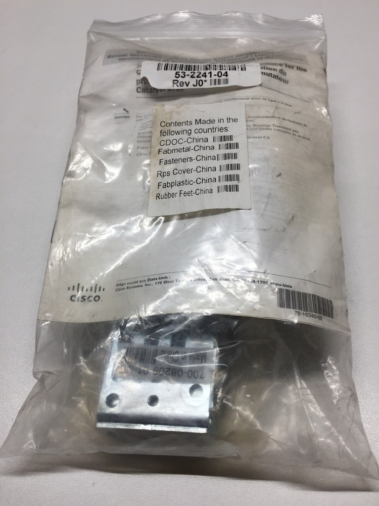Cisco Mounting Hardware Packet 800-16852-02 RevD0