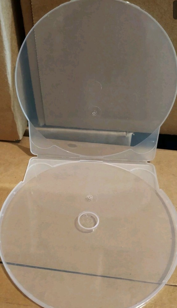200 CD/DVD Clam Shell Clear Protective Cases
