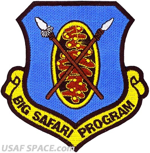 USAF 661st AERONAUTICAL SYSTEMS SQ -BIG SAFARI- AIR FORCE - ORIGINAL VEL PATCH