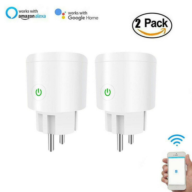 Remote Control Home Smart WiFi Power Socket Wireless Timer Switch Outlet 16A