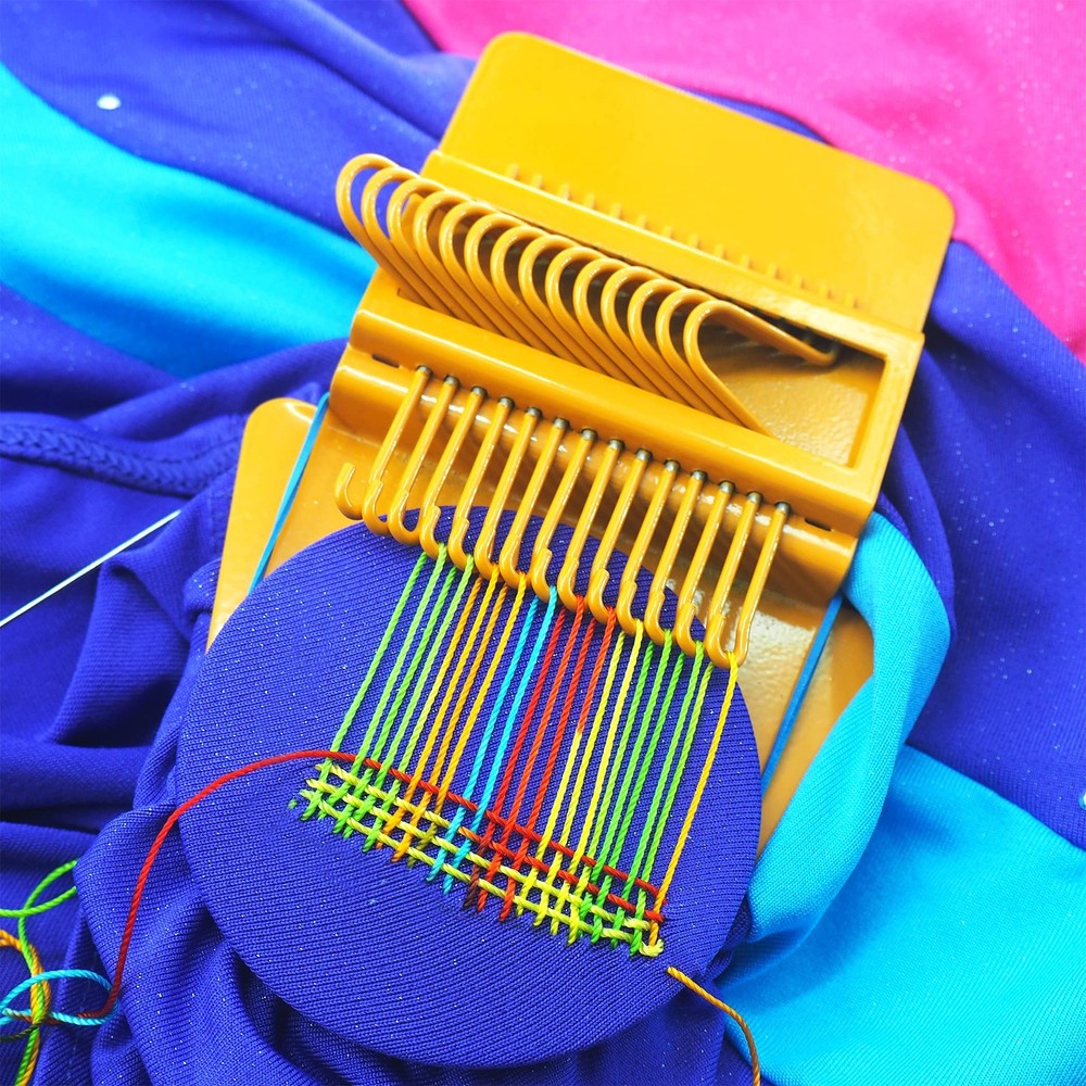 Small Darning Loom Weaving Tool for Visible Clothing Repair