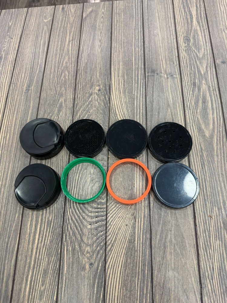 Magic Bullet Replacement Lids & Rings Set - Includes 4 Lids & 2 Sealing Rings