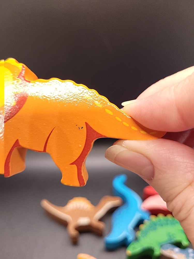 Wooden Dinosaur Play Set