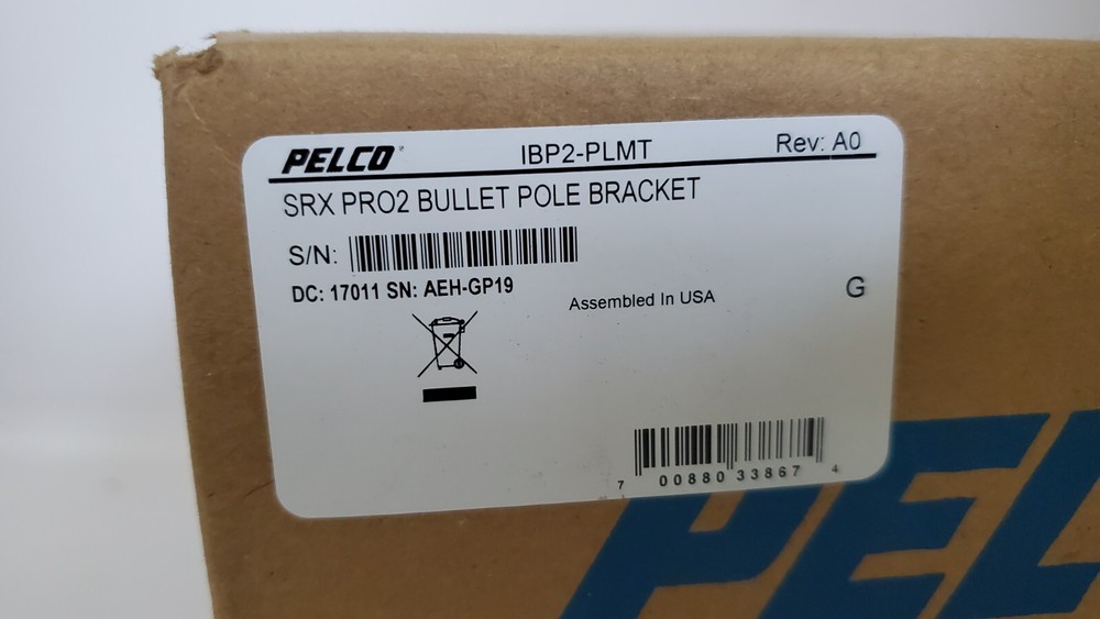 PELCO SRX PRO2 Bullet Pole Bracket