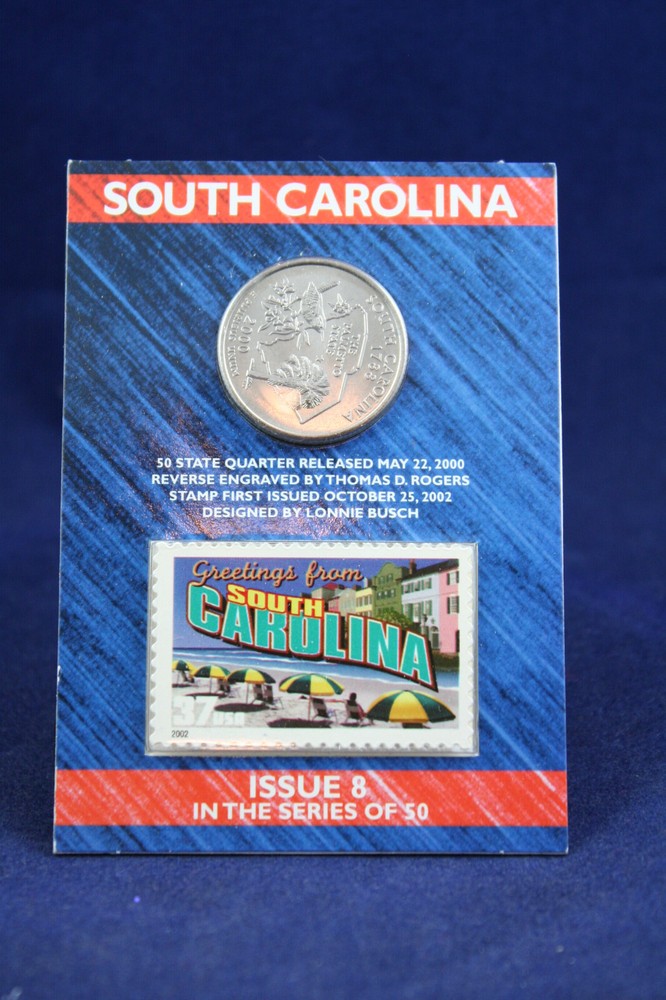 2000 STATE QUARTER and Stamp Set