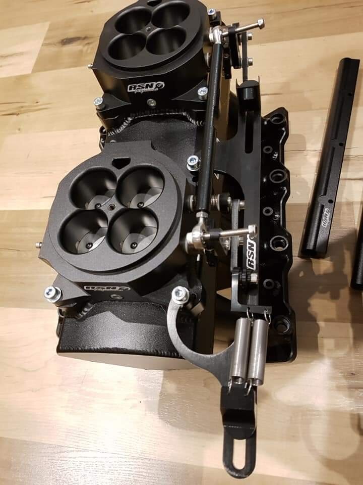 RSN Performance LS1 TWIN BLACK TUNNEL RAM INTAKE MANIFOLD KIT